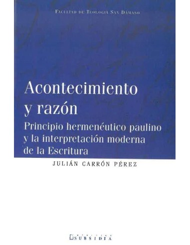 Acontecimiento y razón - Principio hermenéutico...