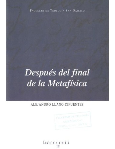 Después del final de la metafísica