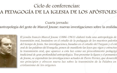 Jornada «La antropología del gesto de Marcel Jousse: nuevas investigaciones sobre la oralidad»