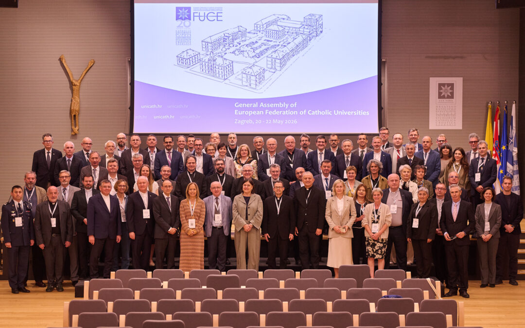 El Rector y el Vicerrector de Investigación de la UESD participan en Zagreb en la Asamblea General de la Federación de Universidades Católicas Europeas